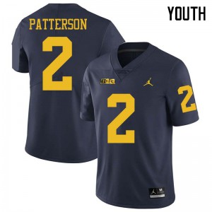 #2 Shea Patterson Wolverines Jordan Brand Youth Player Jerseys Navy
