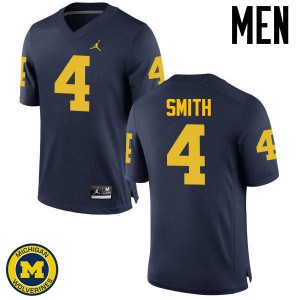 #4 De'Veon Smith Wolverines Jordan Brand Men's High School Jerseys Navy