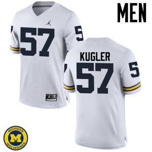#57 Patrick Kugler Michigan Jordan Brand Men's High School Jersey White