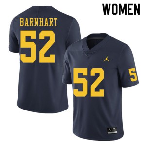 #52 Karsen Barnhart Michigan Jordan Brand Women's High School Jersey Navy