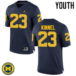 #23 Tyree Kinnel Michigan Wolverines Jordan Brand Youth High School Jersey Navy